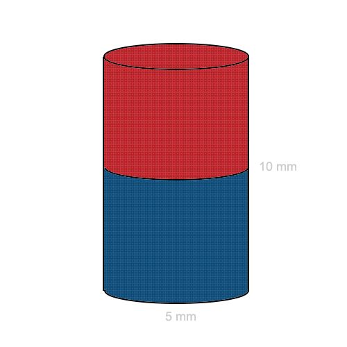 Magneti set 20 buc 5x10mm neodim cilindru puternic tabla magnetica