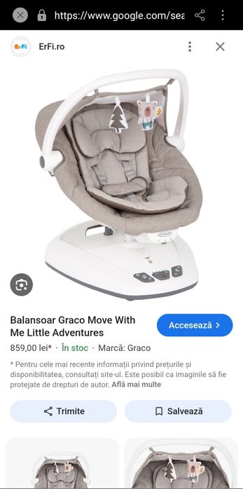 Garaco balansoar move with me 0+