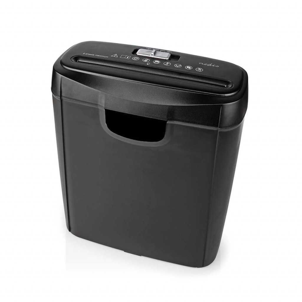 Шредер Nedis PASH112BKA4 /6 x A4 страници ,10 л ,din 2 /190 W