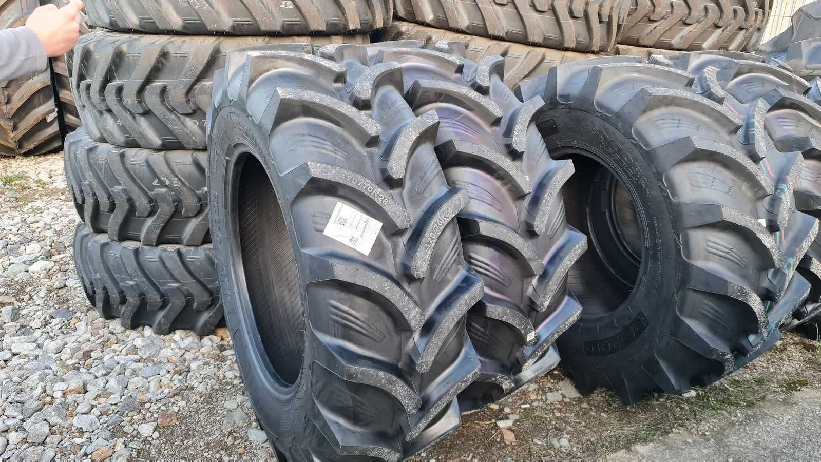 Cauciucuri noi 420/70R28 OZKA 133A8/133B anvelope tractor fata