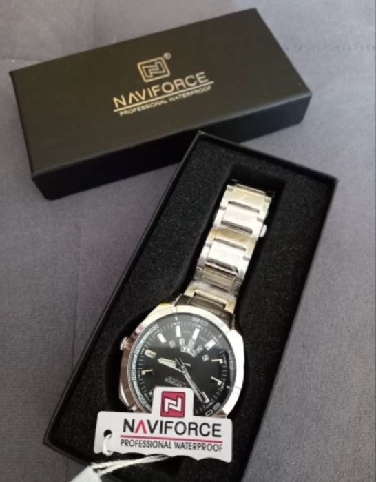 NaviForce Yangi soat! Suv utkazmidi, stalnoy, karobka! Dostavka bor
