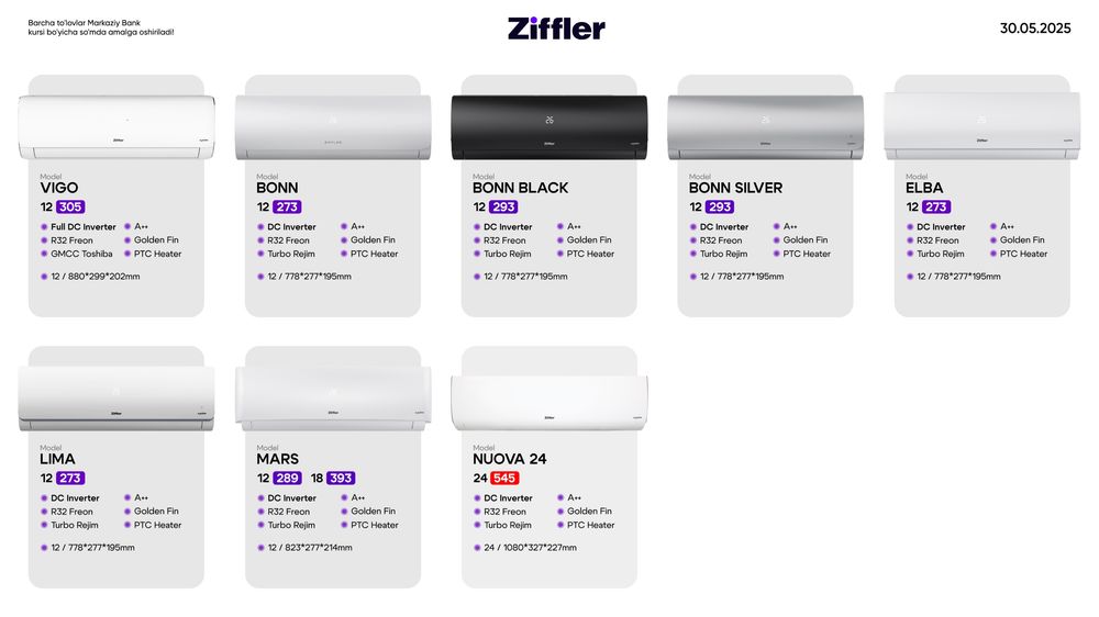 Кондиционер ZIFFLER Konditsioner