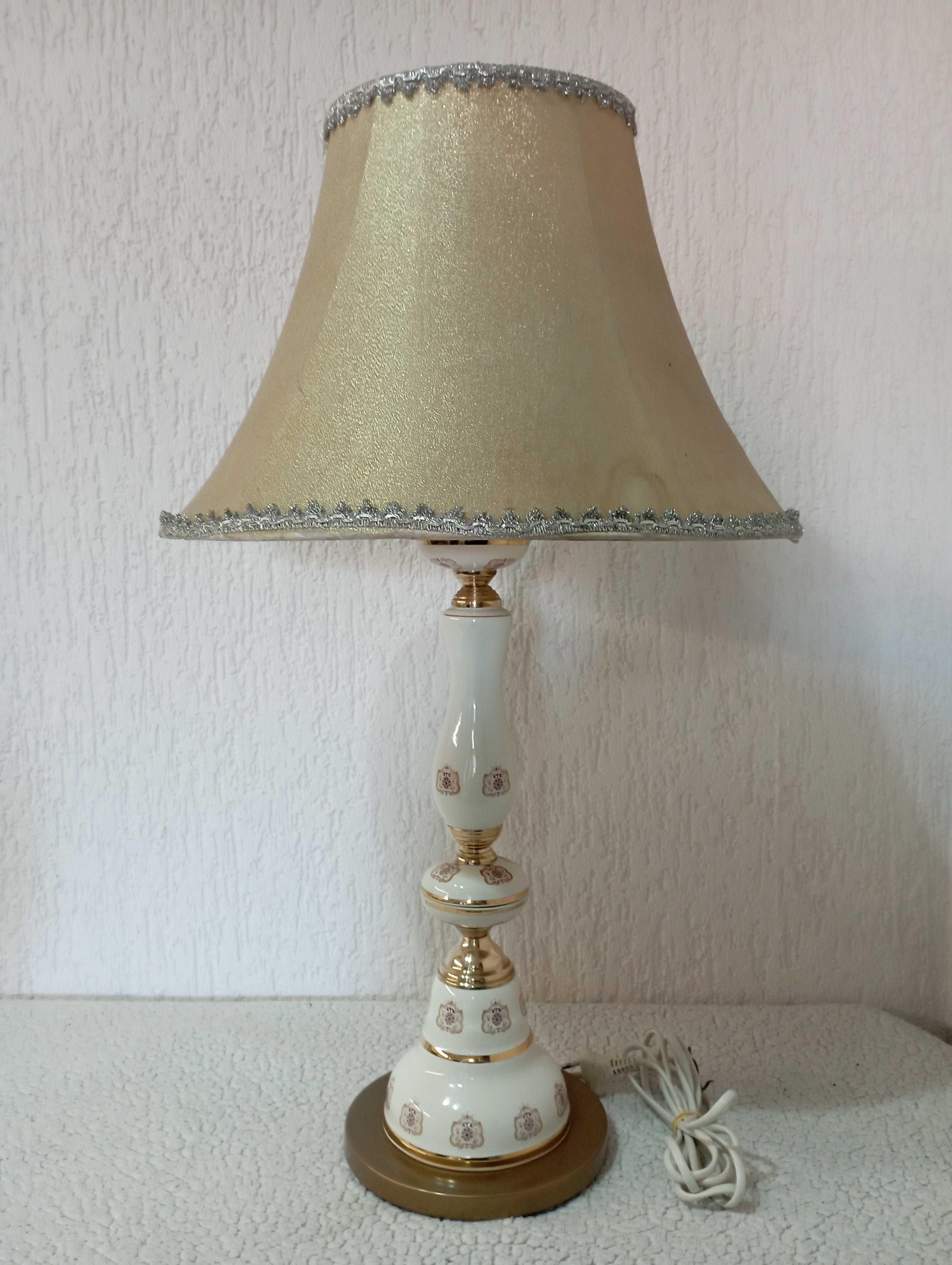 Комплект от две много големи старинни порцеланови лампи - лампа
