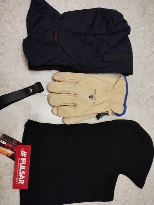 Защита головы и перчатка рабочие