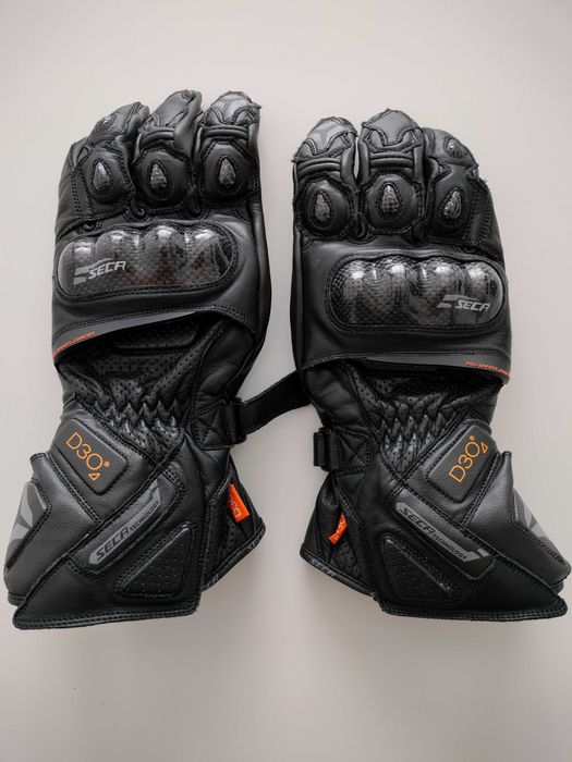 Vand manusi moto piele lungi racing SECA trackday, 2XL