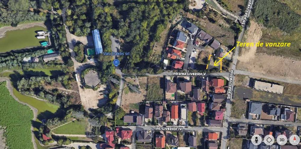 Teren intravilan - str. Livezilor, 9 Mai