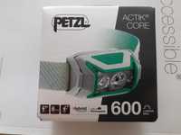 Челник не използван нов Petzl ACTIK CORE 600 зелен червен син сив