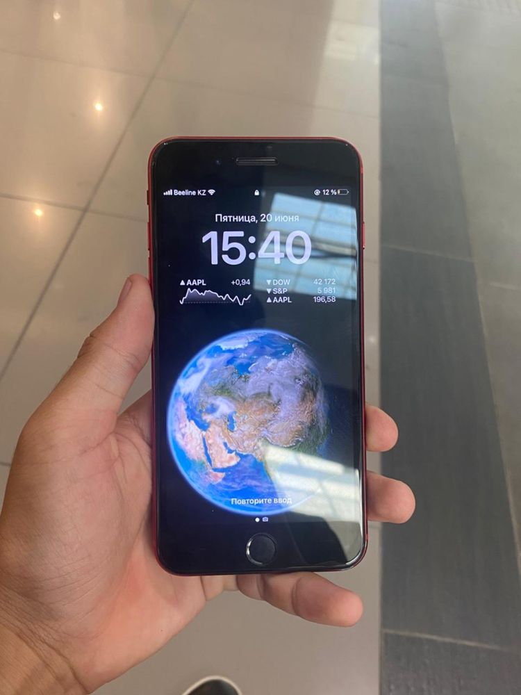 iphone 8 plus красный