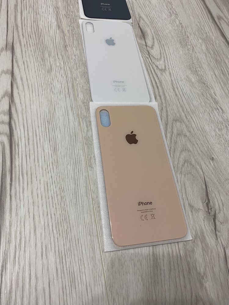 Capac spate sticla iPhone XS MAX Gold / Silver / Black