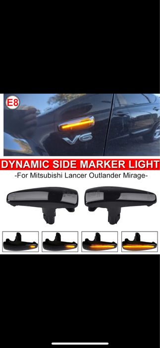 Динамични странични мигачи за Mitsubishi Lancer