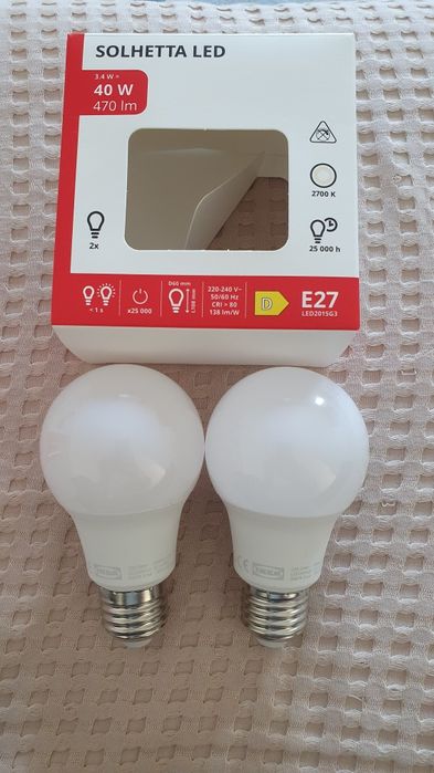 12 bucati Bec LED IKEA fasung E27 clasic noi Curier OLX