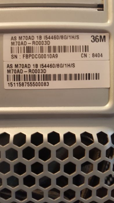 Sistem Desktop PC ASUS M70AD-RO003D cu procesor Intel® Core™ i5-4460