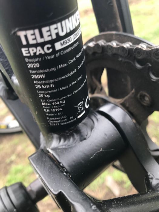 Bicicleta electrica telefunken M 930