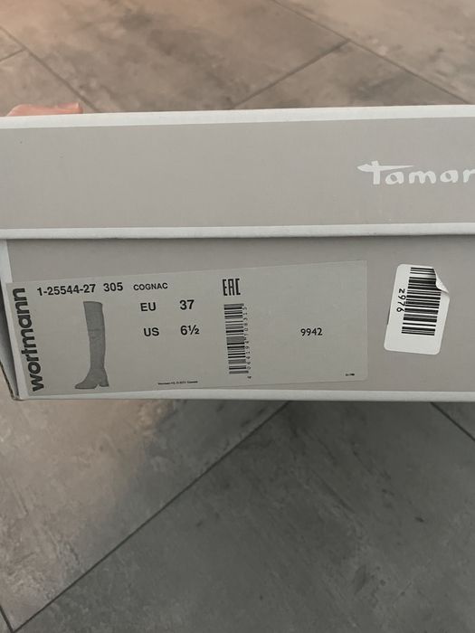 Велурени ботуши над коляното Tamaris