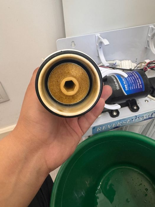 Установка и замена фильтра пятьевой воды!