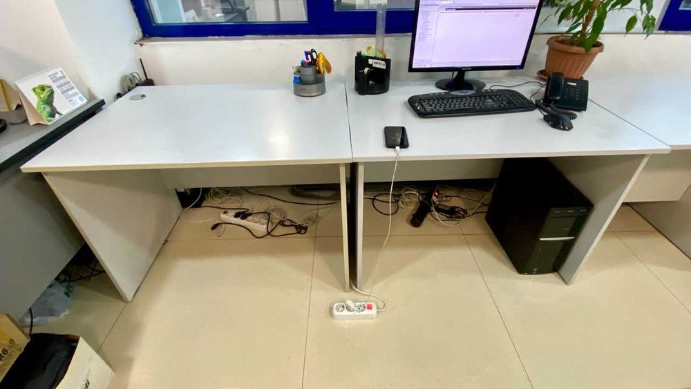 Рабочий стол оператора (серый) 2 шт.