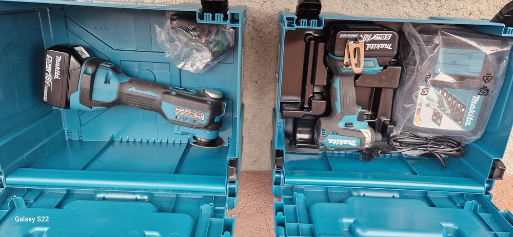Makita impact ,multicutter pe acumulator.