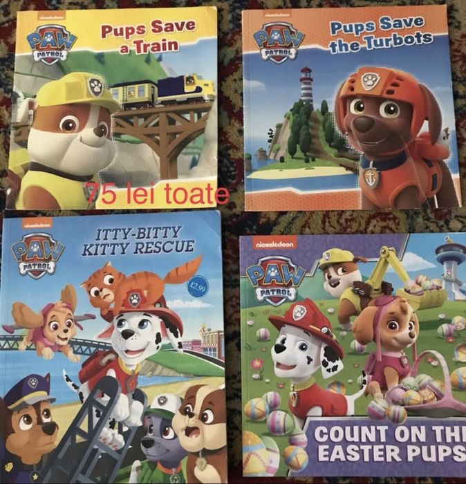 Carti Patrula Catelusilor in romana si engleza