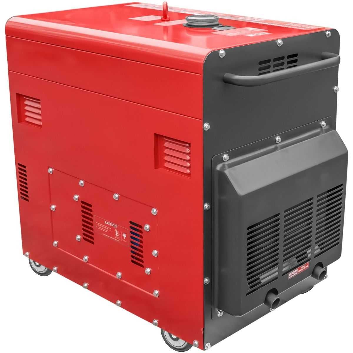 Generator curent insonorizat Rotakt RODE9500Q 6.6kW 230V AVR cu ATS