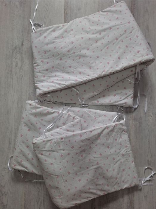 Set aparatori laterale patut, bumbac, 5 piese