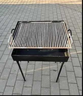 Gratar pe lemne si carbuni 55x45 cm