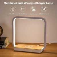 Charger(incarcator) Qi , WiFi + lampa LED cu touch 3 mod  de la 200RON