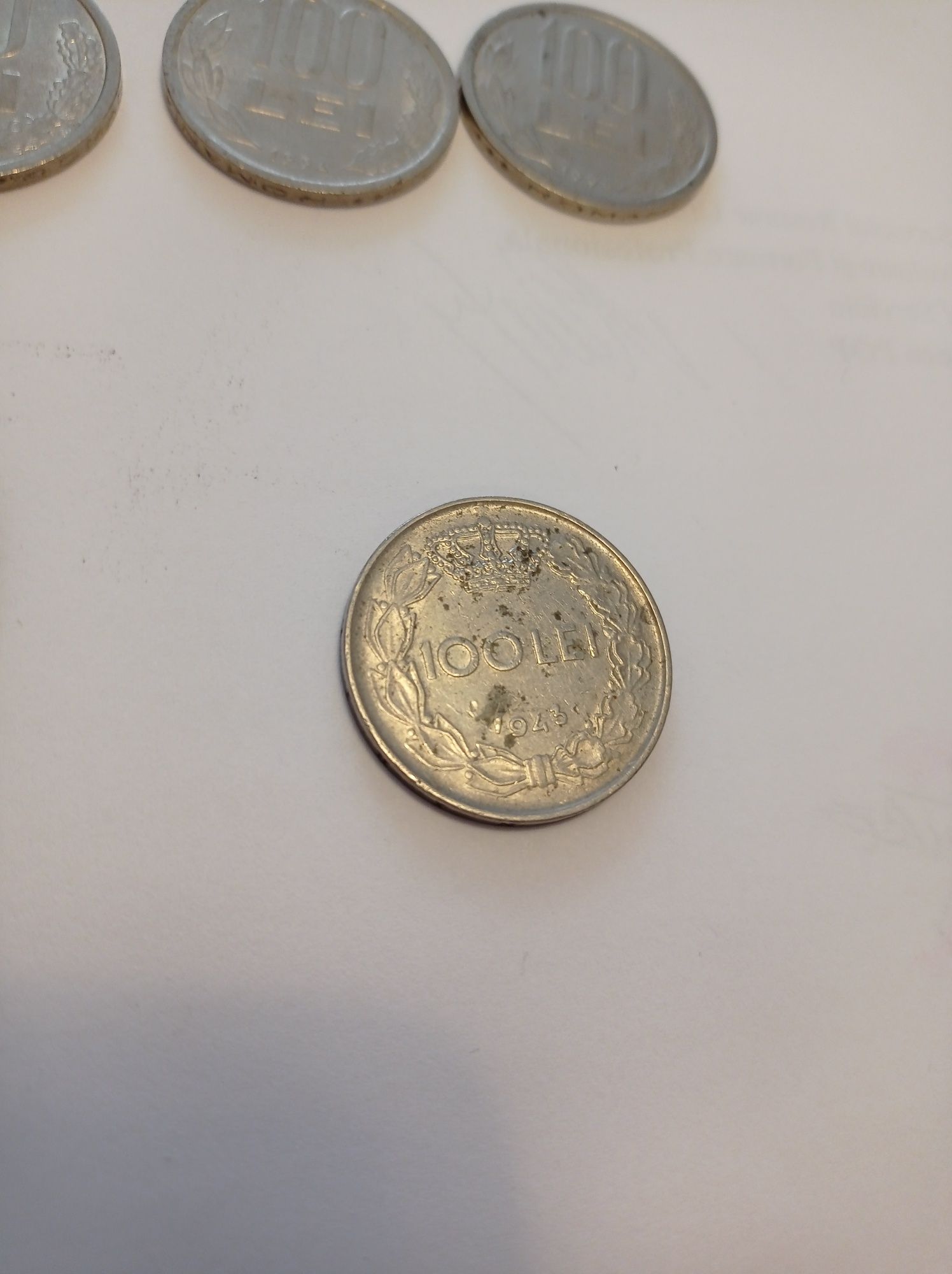 Monede de colectie 100 lei 1943