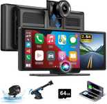 Touchscreen auto 10.26" Wireless CarPlay / Android Auto, 2 camere