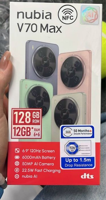 Nubia V70 Max — новый, с коробки. ТОРГ, СРОЧНО