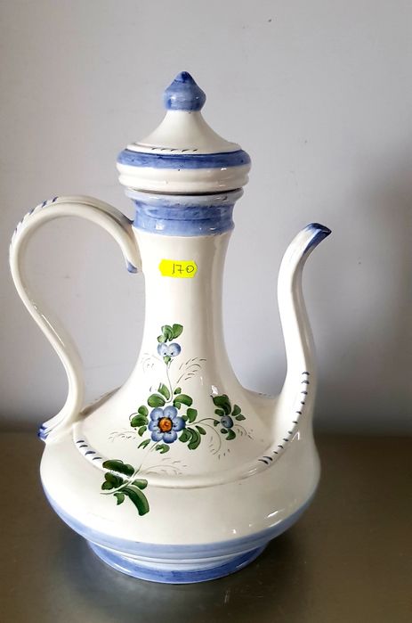 Carafa/Vază  veche din ceramică , porțelan și sticlă