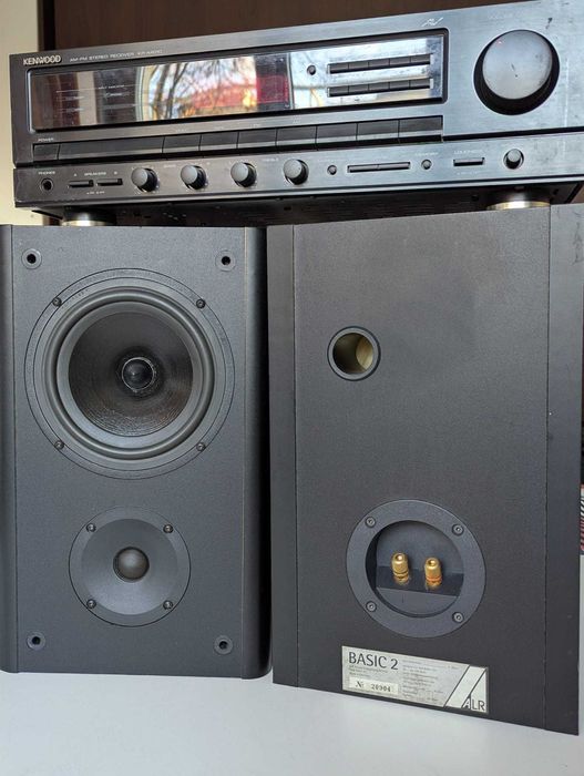 Boxe hi-fi vintage (90-92) ALR Basic 2 si amplituner Kenwood KR-A4010