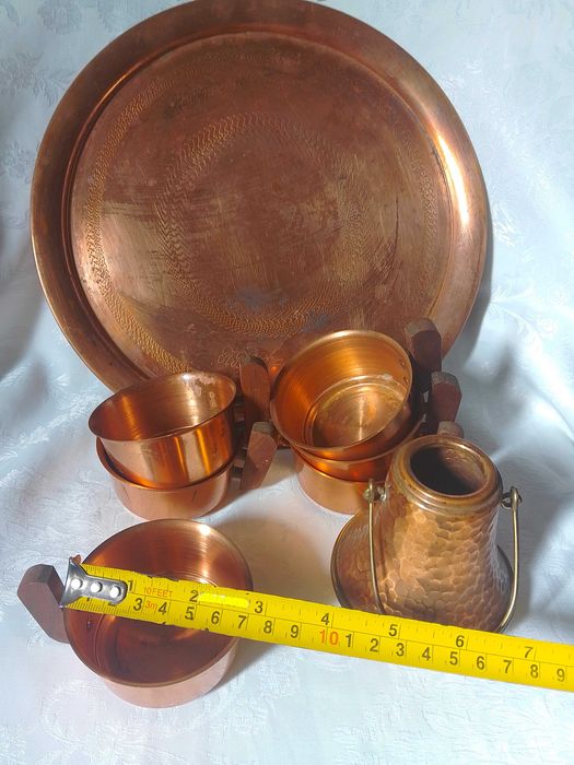 Меден Сервиз за - Кафе , Вино, Ракия - 8 части