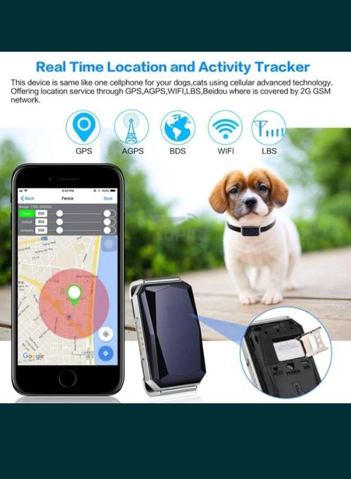 Gps tracker animale(câini,pisici,bovine)