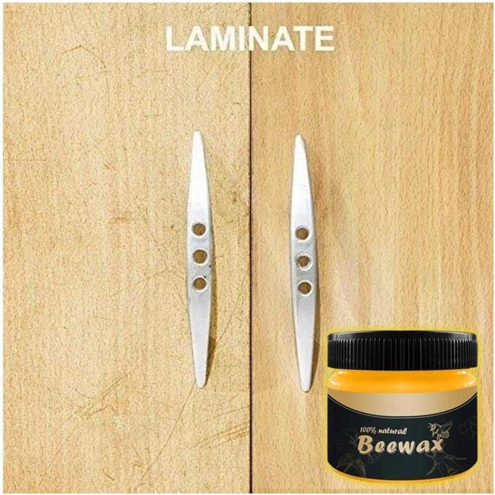 ПРОМО Комплект 2 броя Пчелен восък за дърво BEESWAX