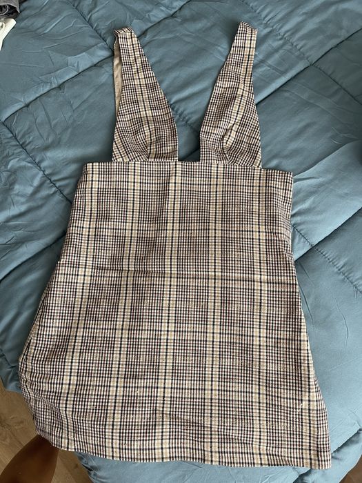 Карирана рокля Zara