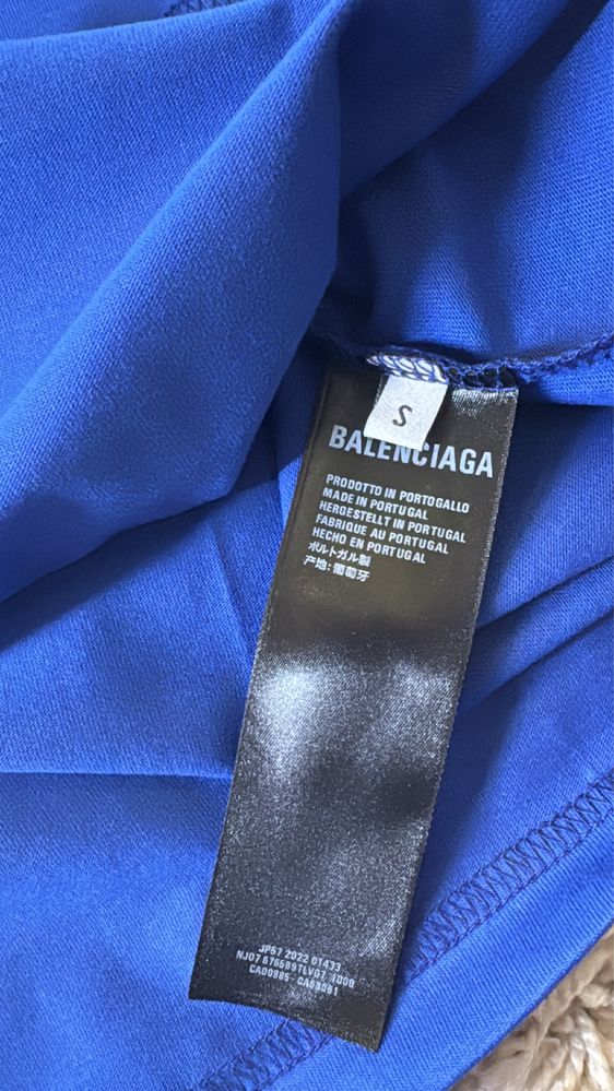 Tricou Balenciaga Albastru