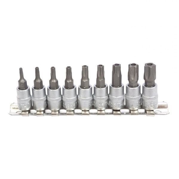 Комплект торкс 1/4 5 страни за дебитомер 9 части t10-t50 kroftools