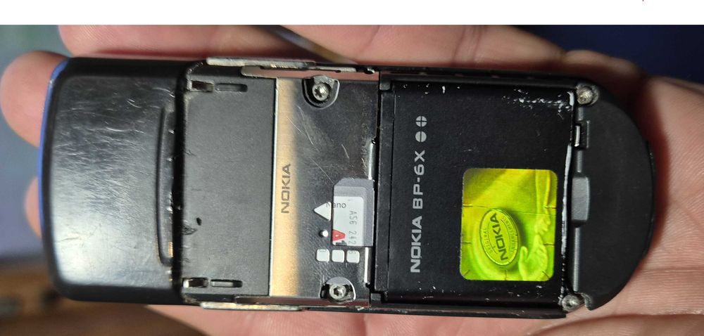 Nokia 8800 slider din oțel inoxidabil inclusiv 2 acumulatori