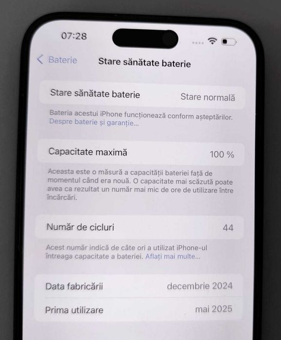 (AG 35) Telefon Apple iPhone 16Plus  b.33114 -3650Lei Garantie 2 ani!