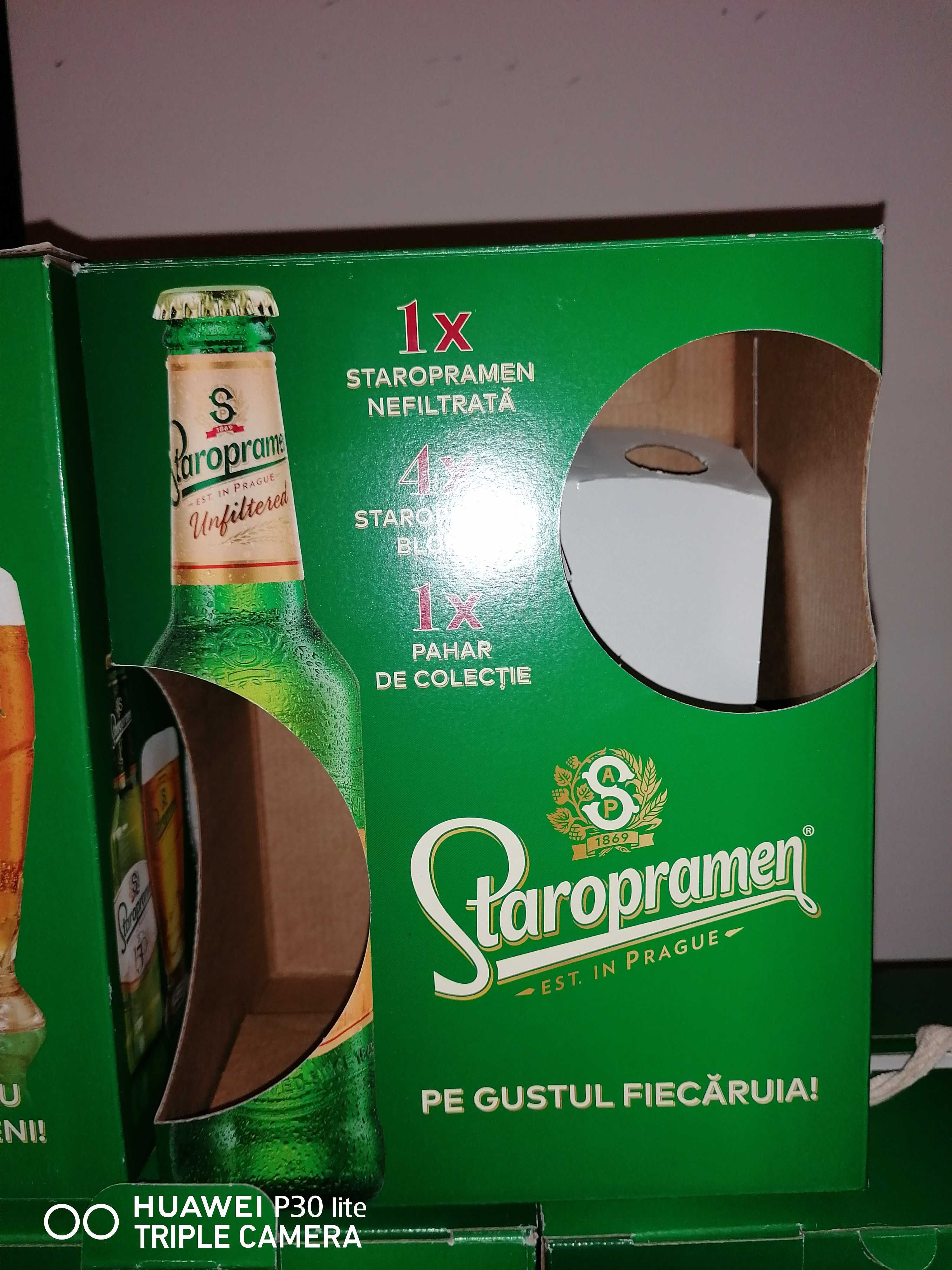 10 cutii boxuri goale de bere STAROPRAMEN (doar ambalaj fără conținut)