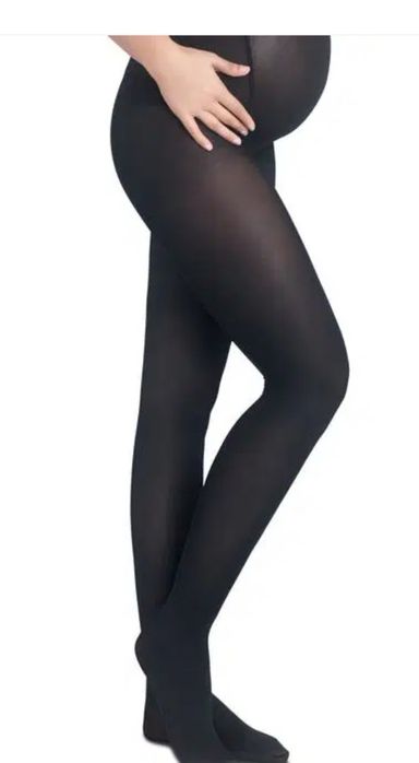 Dres gravide , negru mat/ culoare piciorului