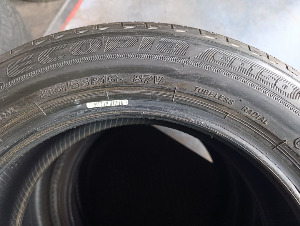 Patru anvelope de vara 195 55 16 Bridgestone dot 2021 noi demo