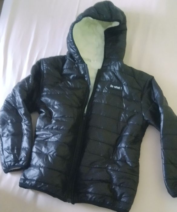 Shein geaca groasa neagră 12 ani