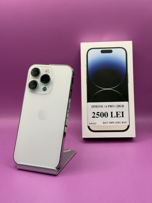 Iphone 14 Pro 128GB 100% •Amanet Matei Crangasi•31816