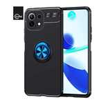 Husa Xiaomi 11 Lite/Mi 11 Lite (4G/5G/NE)-Magnetic Finger Black/Blue