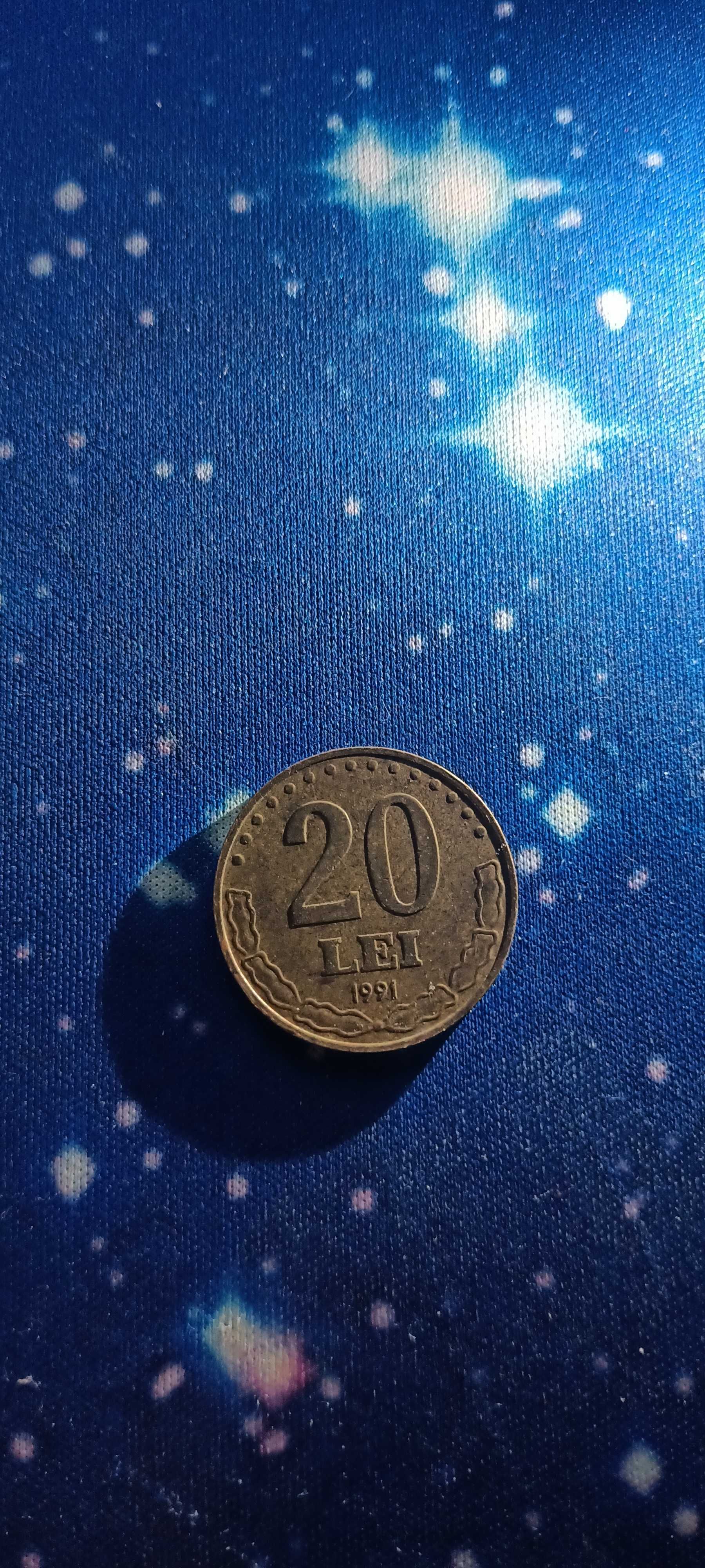 Moneda 20 lei 1991 1 buc.