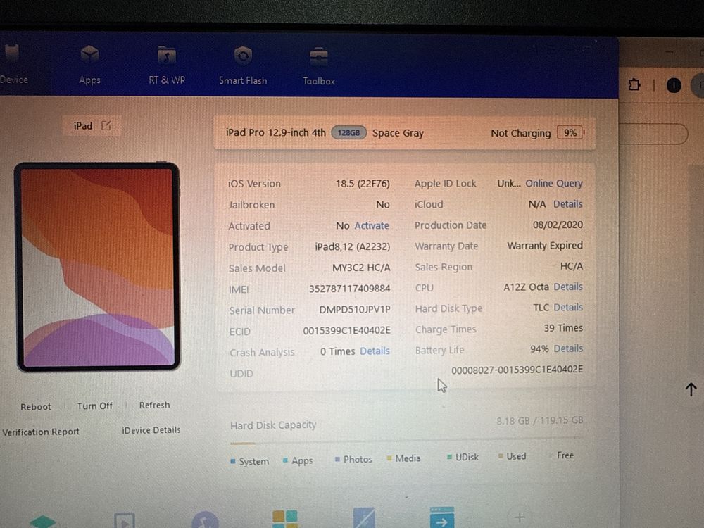 Ipad 12.9 4 генерация
