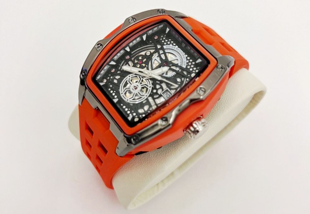 Мужские наручные часы, световые часы, кварцевый механизм с индикатором