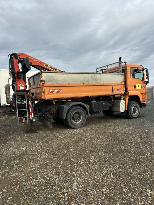 MAN TGA 18.310 4x4 bascula + macara