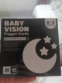 Черно-бели карти за бебе 0-3м